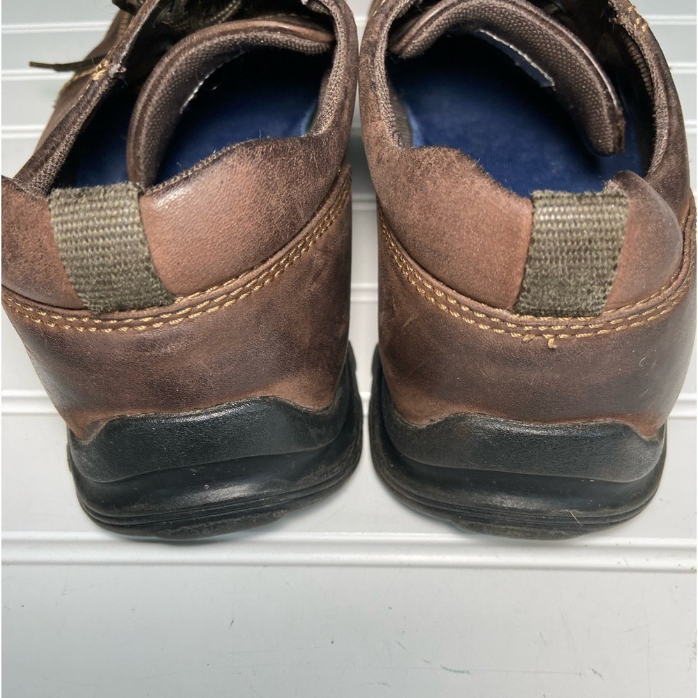 Rockport Mens Sz 11 M Brown Leather Genuine Handsewn Boat Shoes PreOwned Ex Cond - Picture 7 of 8